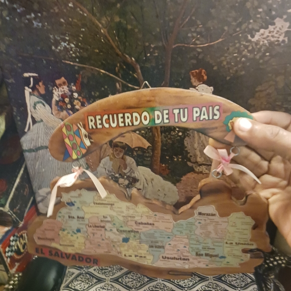 Artesian Wood Wall Map "Recuerdos De El ๐ธ๐ป EL SALVADOR "(Map Memories)๐Gift! - Picture 4 of 8